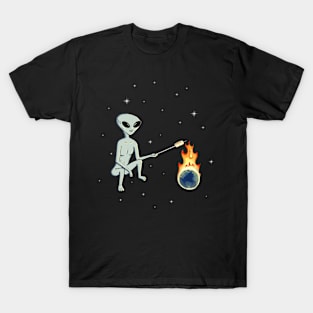 Alien Camping T-Shirt